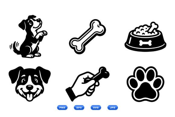 Cute Dog Icon Clipart Set Review