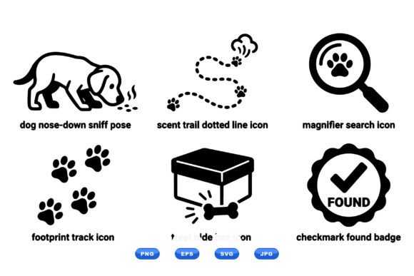 Dog Tracking Icon Collection Review