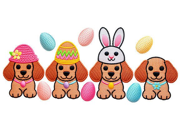 Easter Dachshund PNG, Dog Png